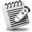 Whack Notepad++ Icon 128x128 png